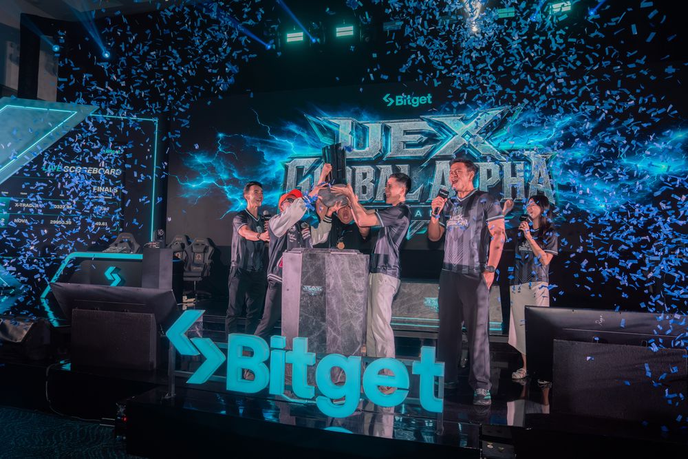 Kyle lifting the trophy at the Global Alpha Trading Tournament 2026 finals