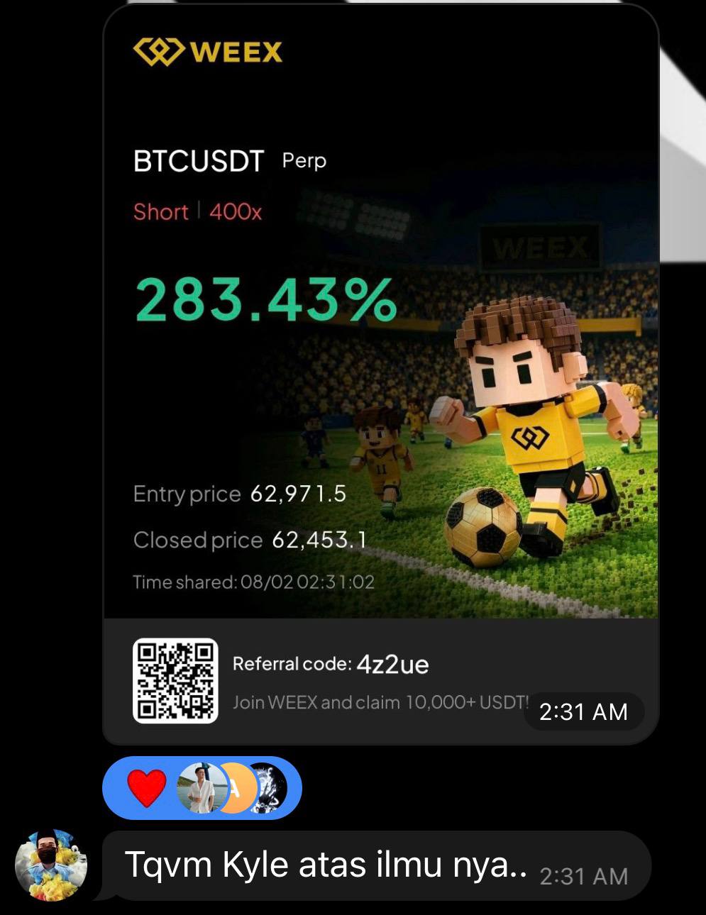 Member capture from the Kyzen private channel