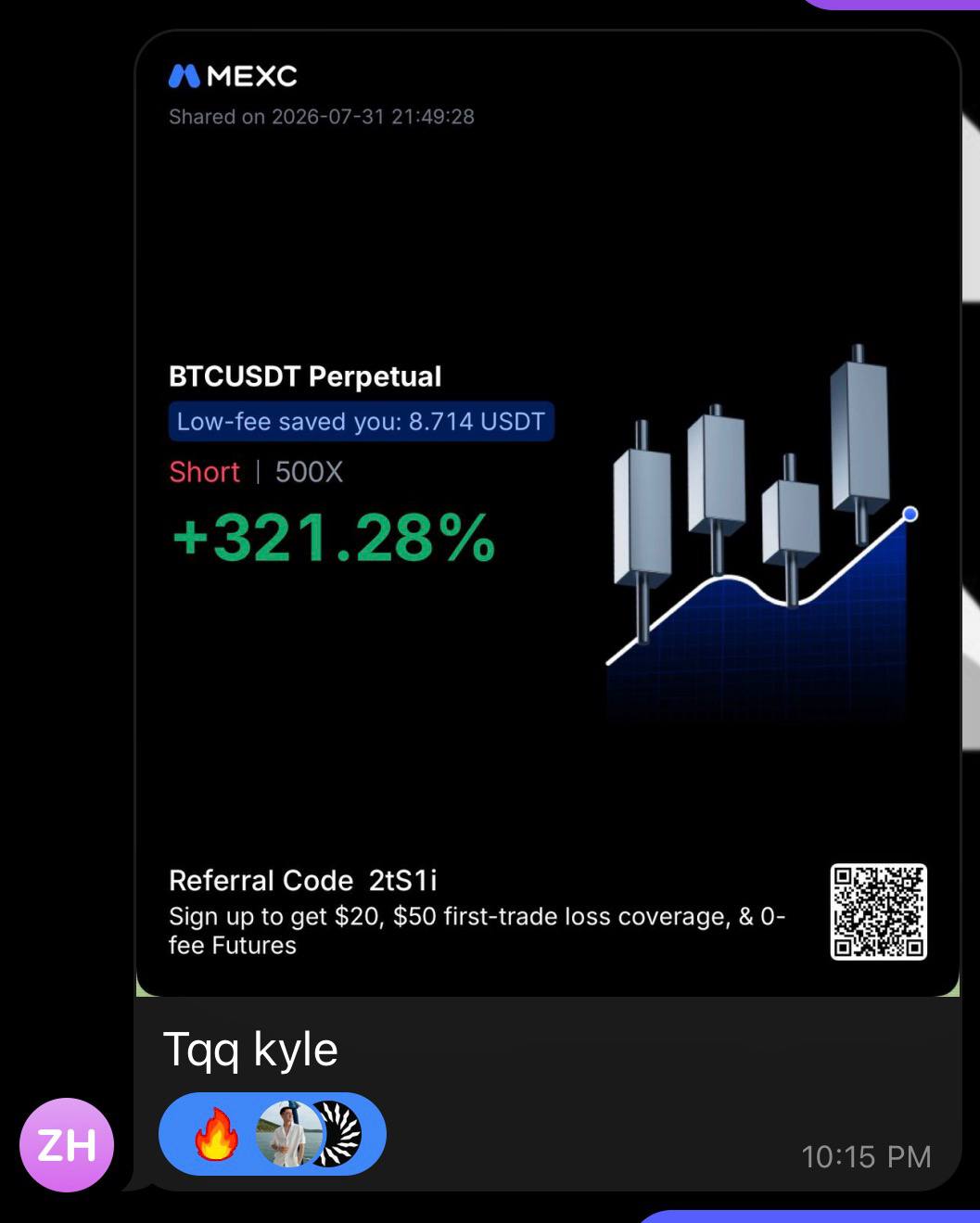 Member capture from the Kyzen private channel